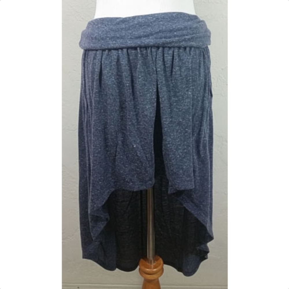Forever 21 Large Skirt Blue High Low Cut
